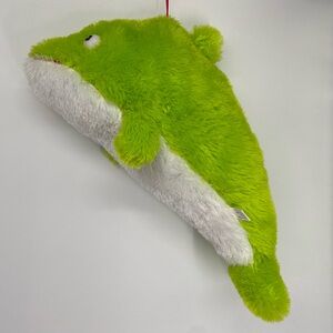 Stuffed Green Fish Dolpin Winner at the Fair 23" long‎